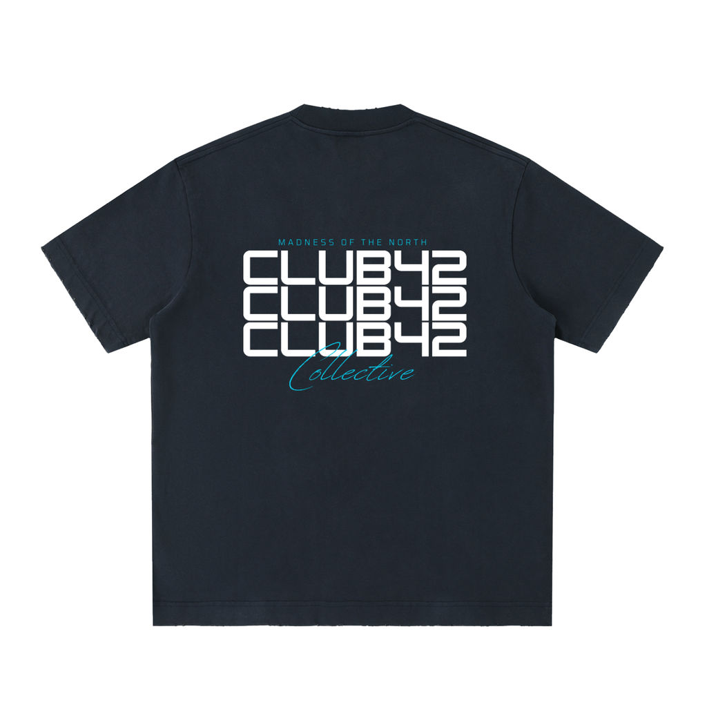 CLUB42 Heavyweight Vintage Distressed T-Shirt