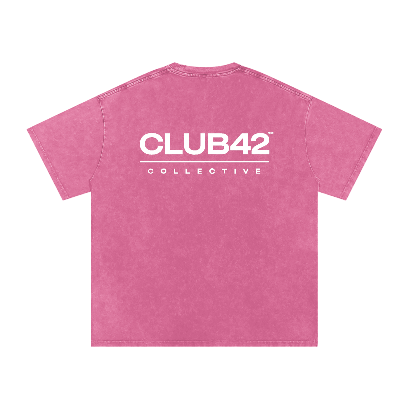 CLUB42 Snow Washed Oversized Cotton T-Shirt