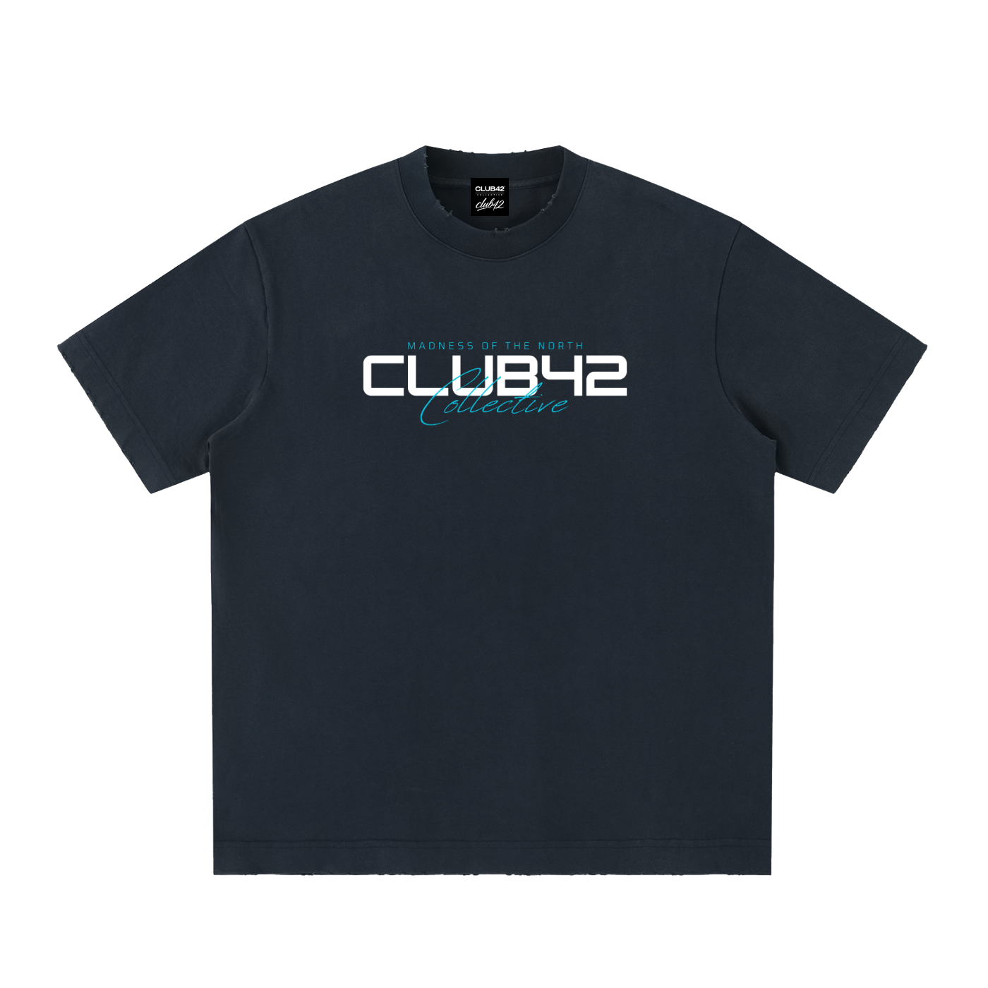 CLUB42 Heavyweight Vintage Distressed T-Shirt