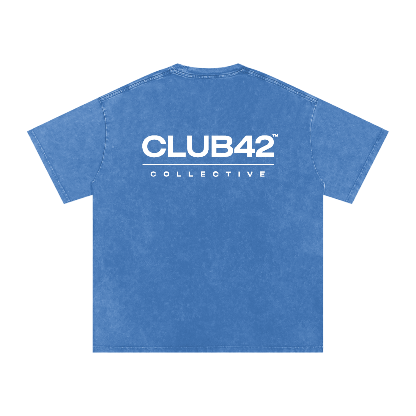 CLUB42 Snow Washed Oversized Cotton T-Shirt