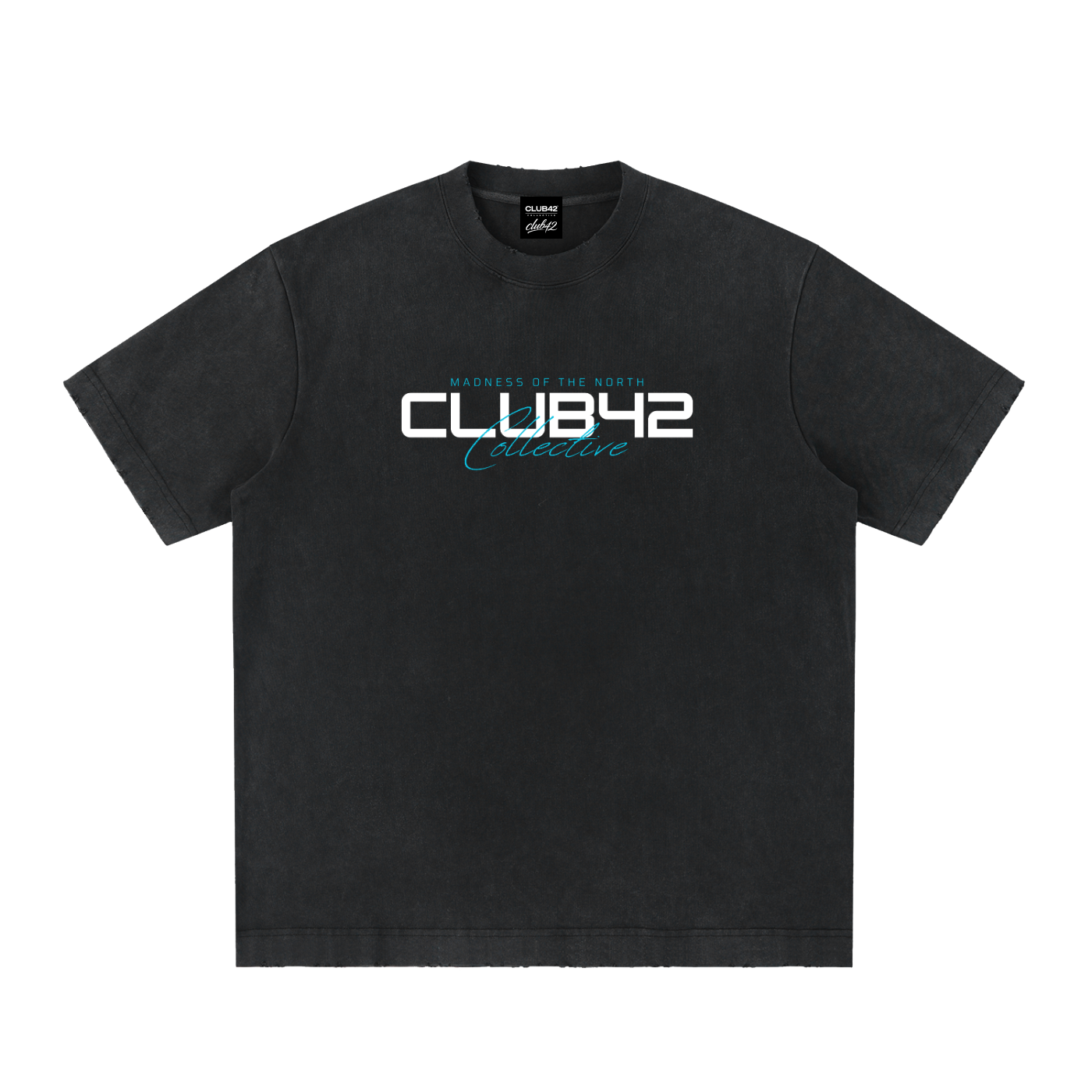 CLUB42 Heavyweight Vintage Distressed T-Shirt