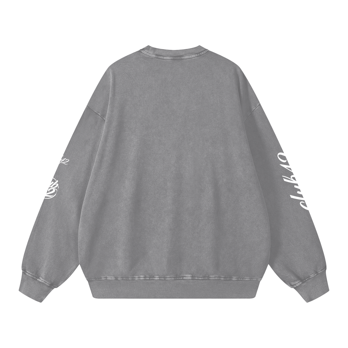 CLUB42 Snow Washed Oversized Sweatshirt