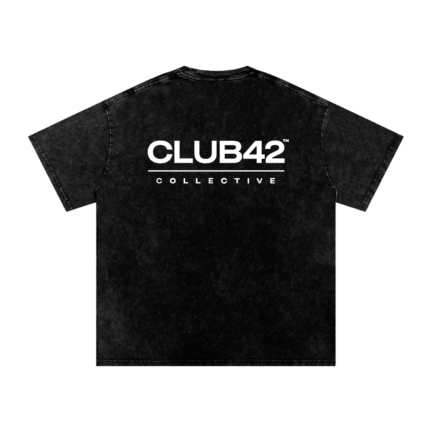 CLUB42 Snow Washed Oversized Cotton T-Shirt