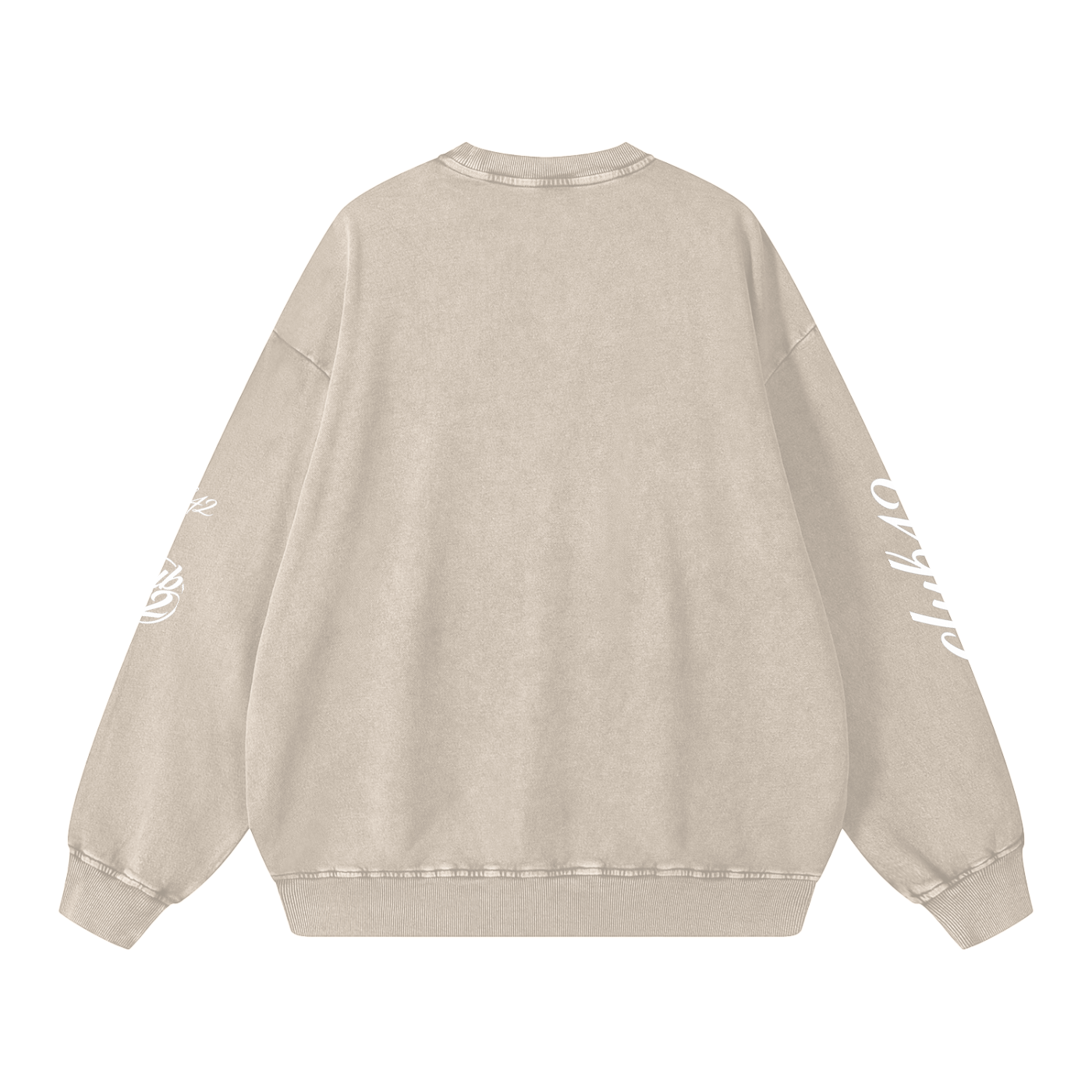 CLUB42 Snow Washed Oversized Sweatshirt